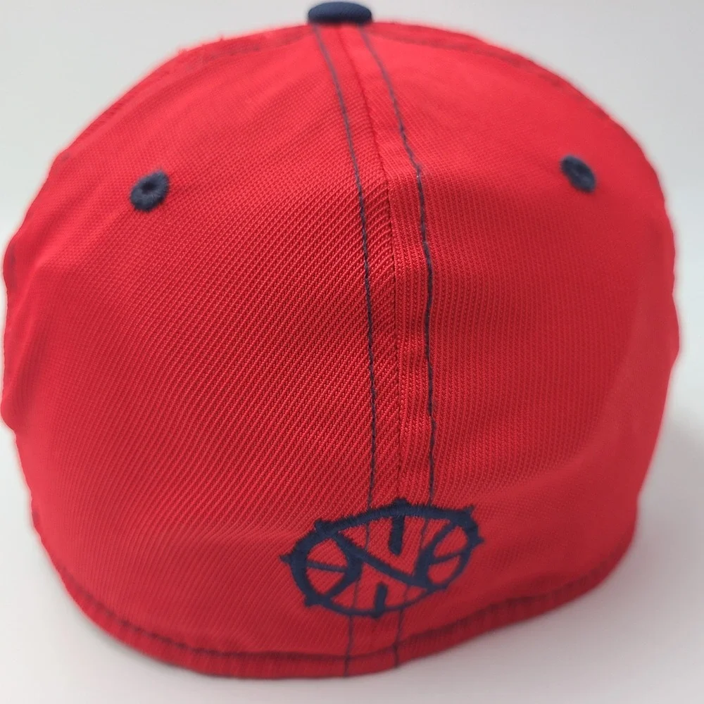 Youth New Orleans Pelicans Hat Fitted One Size Adidas Red White Blue NBA Boys